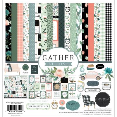 Carta Bella Gather At Home Designpapier - Collection Kit